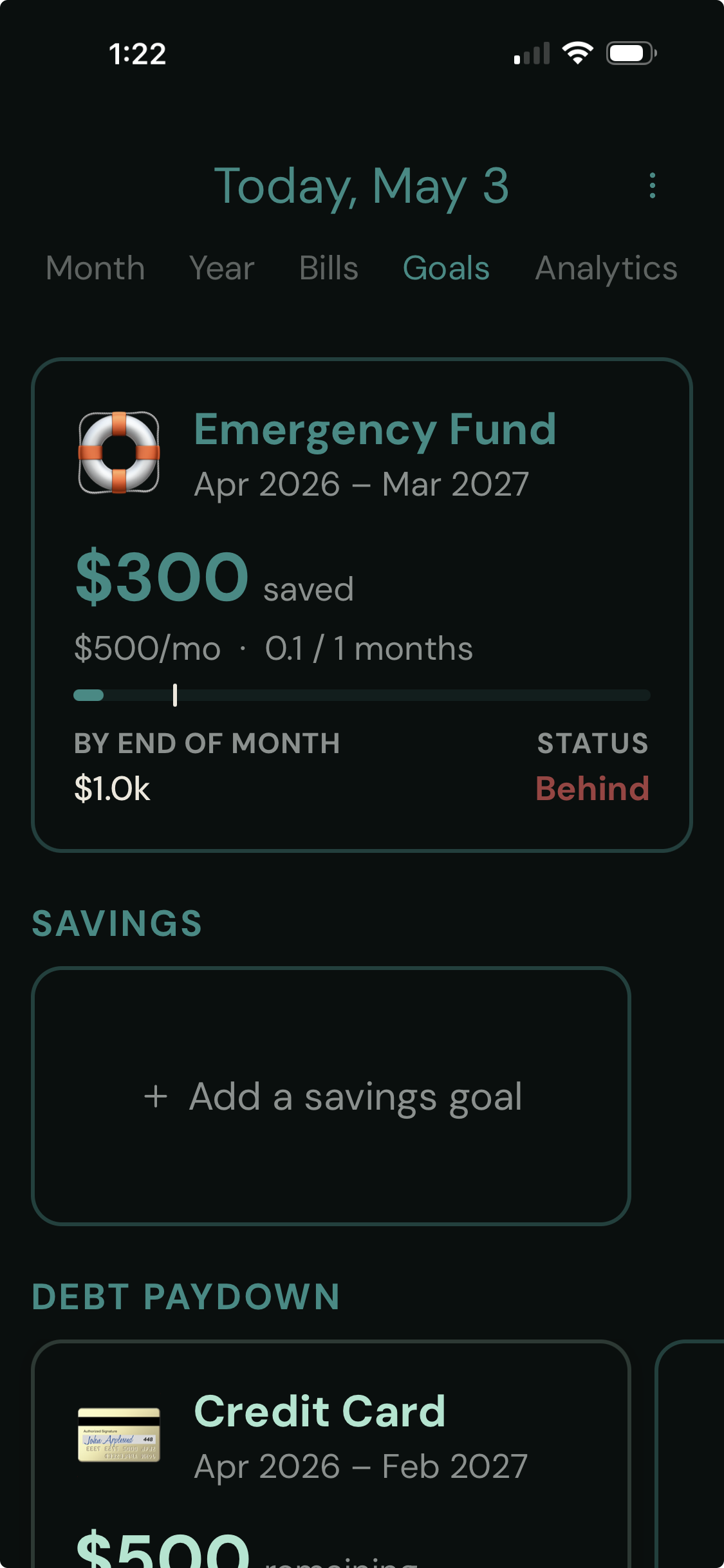 Carlo Old Money budget view
